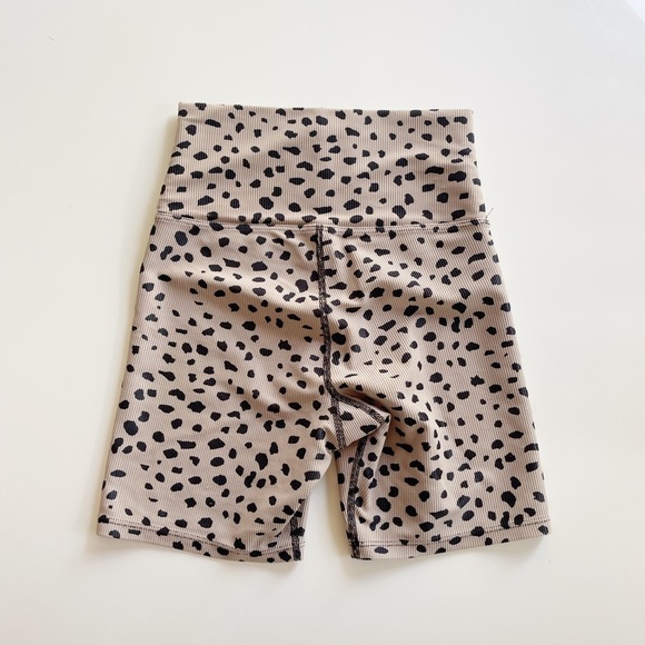 Beach Riot Ribbed Bike Short Animal Print - S - Picture 8 of 12